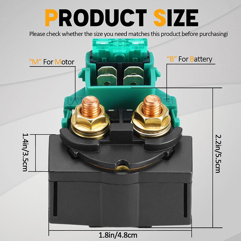 1/2 pcs Motorcycle Parts Starter Solenoid Relay for Suzuki GS500 GSXR600 GSXR750 GSXR1100 for Arctic Cat ATV 350 366 400 450 500