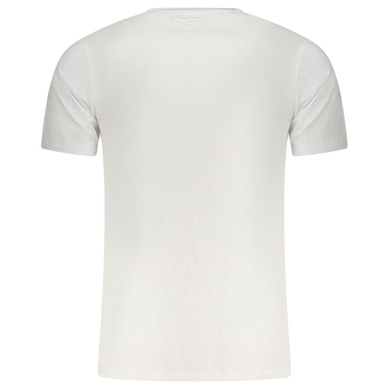 Aeronautica Militare White T-Shirt Men' V-Neck T-Shirt Scoti006J508-73009