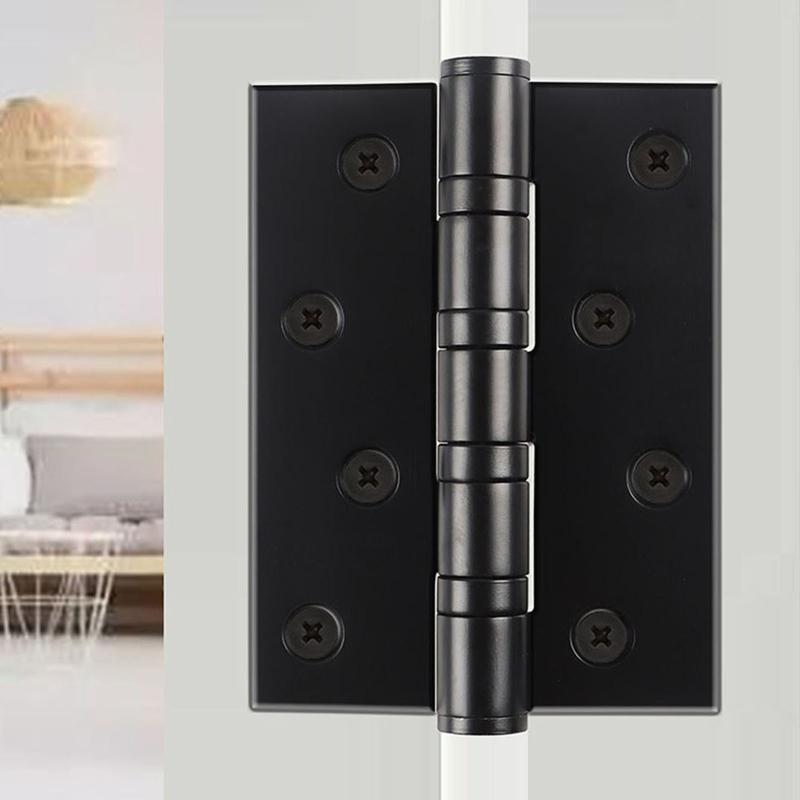 Cerniera in Acciaio Inossidabile Silenziosa Cuscinetto a Fessura Piatta Cerniera a Foglie Mobili Spessa Accessori Hardware Pieghevoli per Porte e Finestre