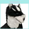 Pluche Husky Hoofdmasker Met Grappig Dierenkostuum Voor Halloween En Feestelijke Gelegenheden