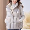 Fashion Winter Women's Vest Hooded Thick Warm Casual Sleeveless Jackets Woman Short Coat