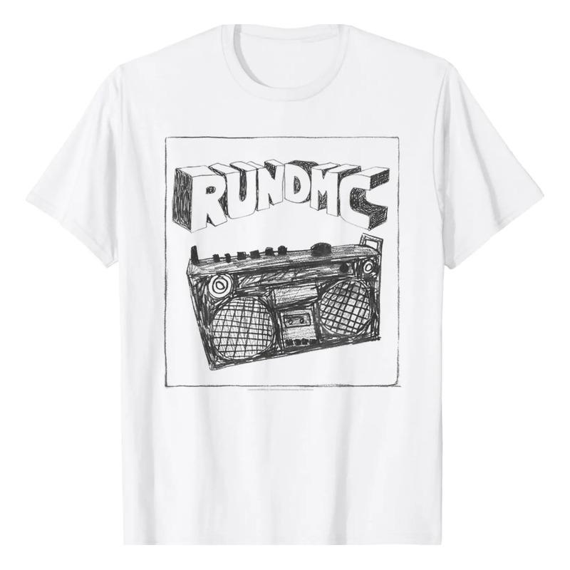 Camiseta Oficial Boombox Charcoal Sketch Da Run Dmc S разноцветный