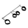BDSM Bondage Set Stainless Steel Adjustable Telescopic Sex Slave Handcuffs Ankle Cuffs Fetish Restraints Sex Toys for