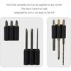 A25F-Fits Most Drills, 3Pcs Universal Self-Adhesive Drill Bit Gripper, Adhesive Bit Gripper, Drill Bit Holder For Impact Driver
