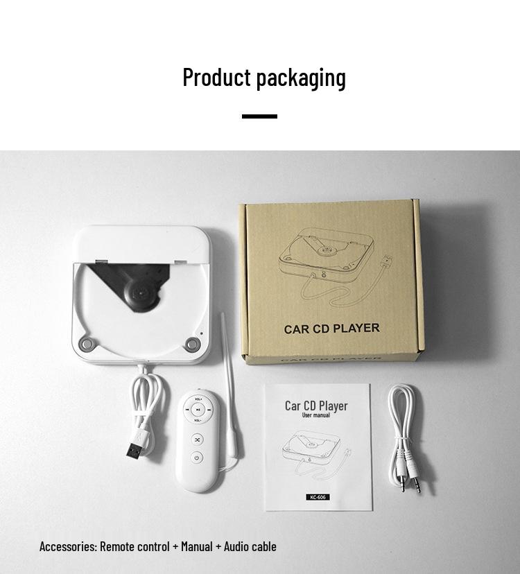 Universal External USB Car CD Player with Lossless Playback