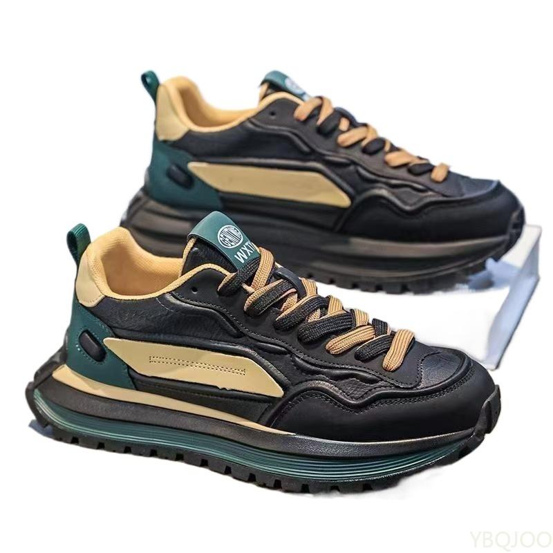 New Spring Autumn Simple Fashion Versatile Men's Shoes Casua Comfortable Sports Shoes Height Increasing Thick soled sneakers