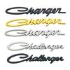 3D Kovový Znak Challenger Odznak Charger Samolepky na Zadní Kufr pro Charger Challenger Auto Dekorační Doplňky Kroužek na Klíče
