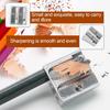 16 Pack Handheld Metal Pencil Sharpener with 2 Holes - Aluminum Alloy Sharpener for Standard Size Pencils