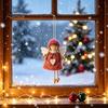 Cute Angel Figurines for Decor Plush Doll Ornaments, Christmas Fairy Girl Hanging Pendant Pastel Holiday Tree Decorations Home Decor, Party, New Year,