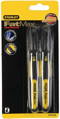 Fatmax Black Marker Round Tip 2 Pcs - S/47-312-0