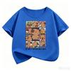 Kawaii Shirt Capybara Grafik Kinder T-Shirts Sommer Kurzarm Cartoon Tier Jungen Mädchen Kleidung Oberteile Y2K Kinder