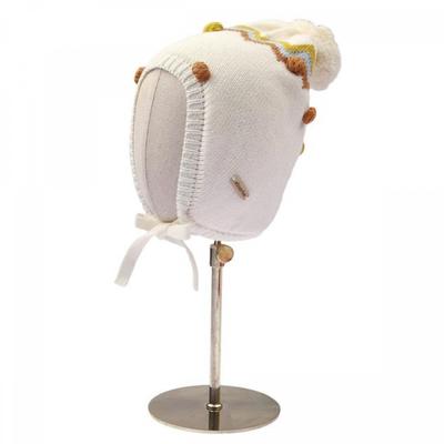Milo Jacquard Knit Hat Ivory Ab2673kc03
