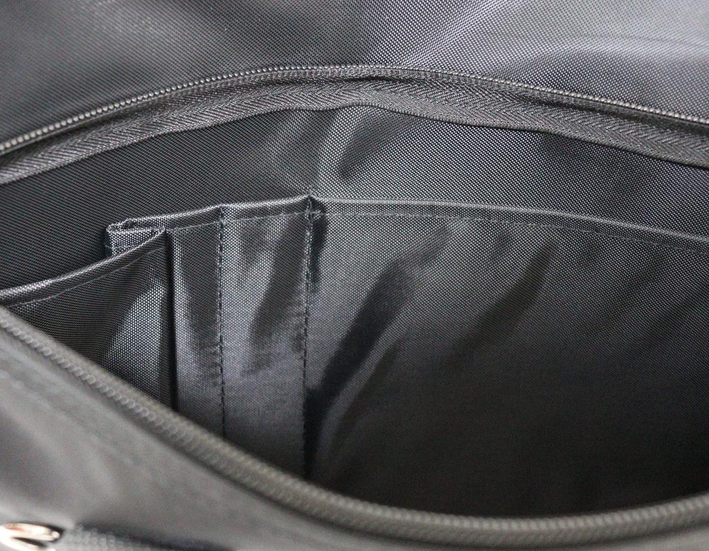 School Inner B4 Black Gray [CLEAT] Bag, Multi-functional, Pocket, Polyester, Size,