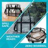 Large Capacity Transparent Crossbody Bag Waterproof Portable Toiletries Handbag Lightweight PVC Material Washing Storage Bag