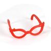 2pcs/set Multicolor Mini Plastic Heart Glasses Mini Plastic Glasses for Doll  Dolls Accessories