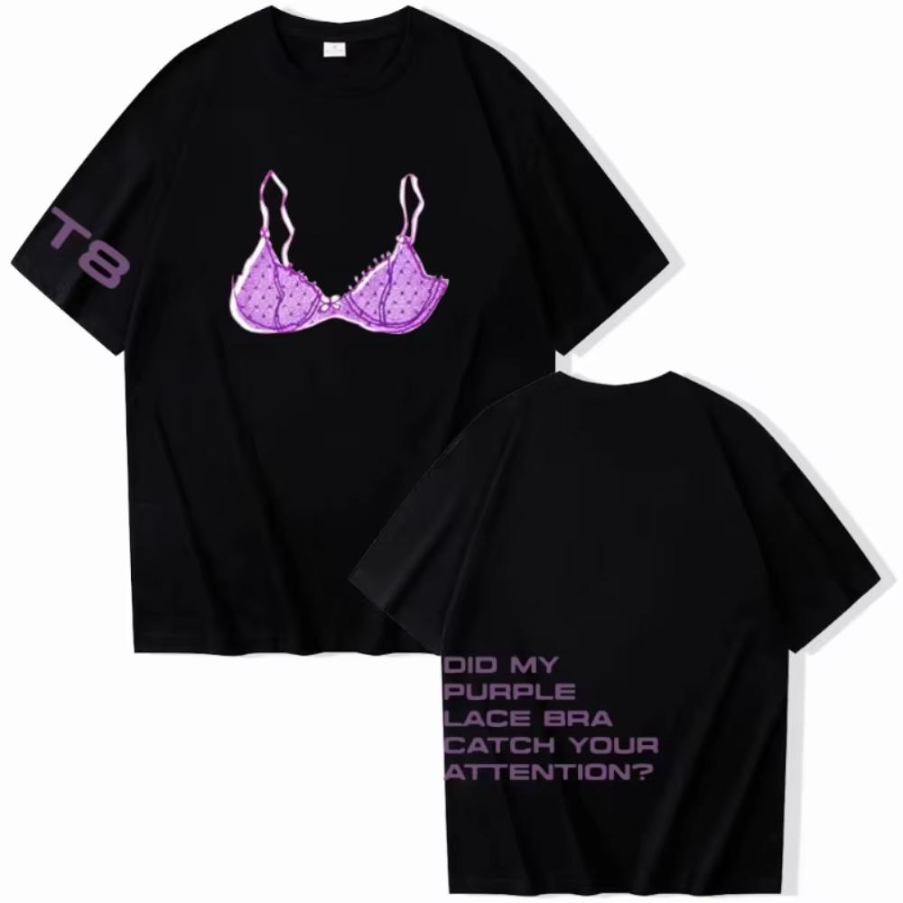 Tate McRae T8 Miss Possessive Tour 2025 Shirt Man's Woman Streetwear T-shirt Summer Fan Gift Oversize Clothing Cotton Tops Tees