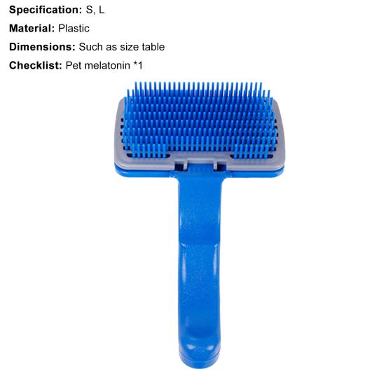 Tierbürste Automatische Tierbedarf Kunststoff Tier Automatische Haarbürste Kamm für Hund
