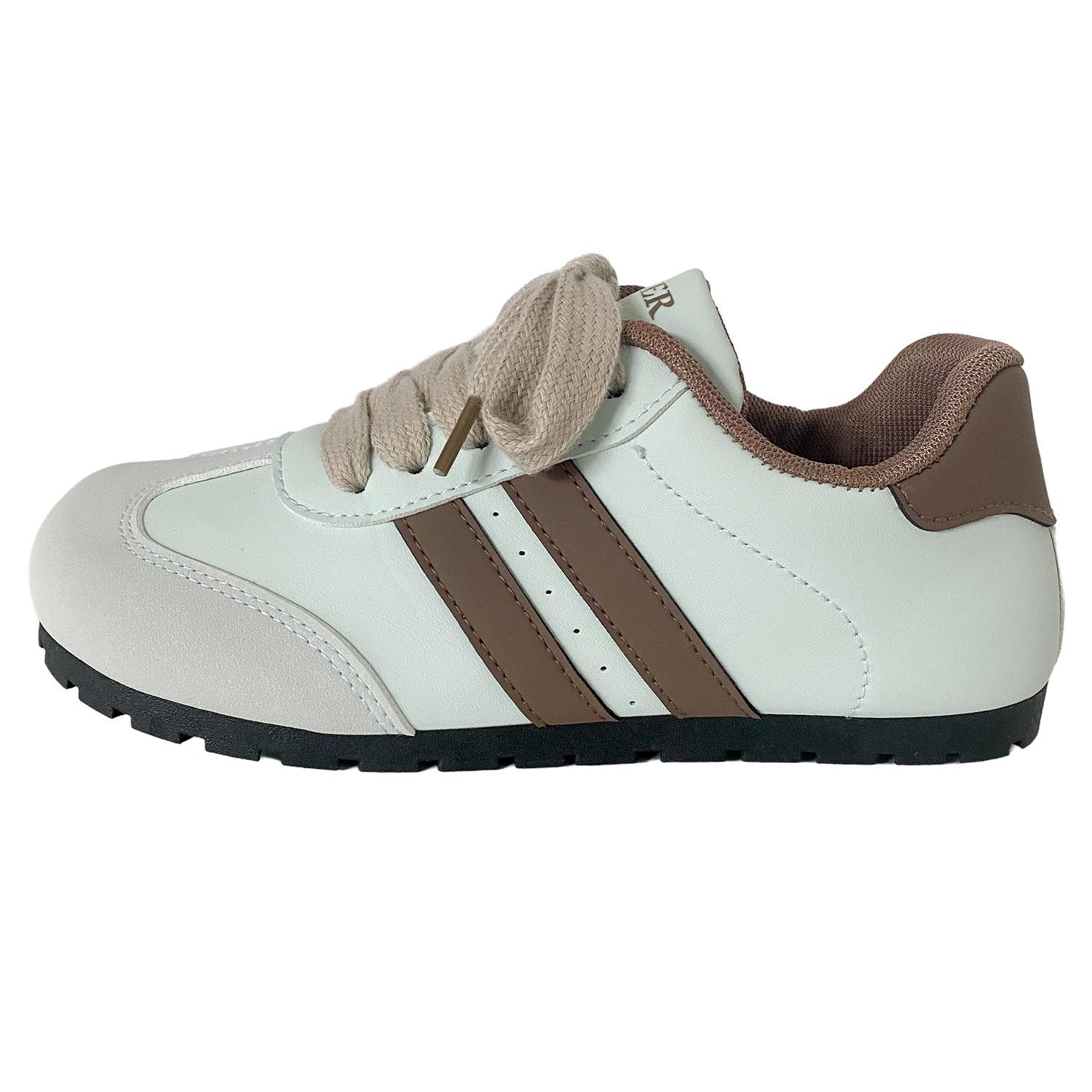 

B3518 латексная стелька/три цвета/обувь Boken/обувь Dexun/маленькие белые туфли/обувь для скейтбординга/повседневная обувь/новинка 2024 г. 35 зелёный