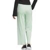 adidas Lounge WIDE LEG KNIT JOGGERS Casual Pants Women's Light Green JJ3605