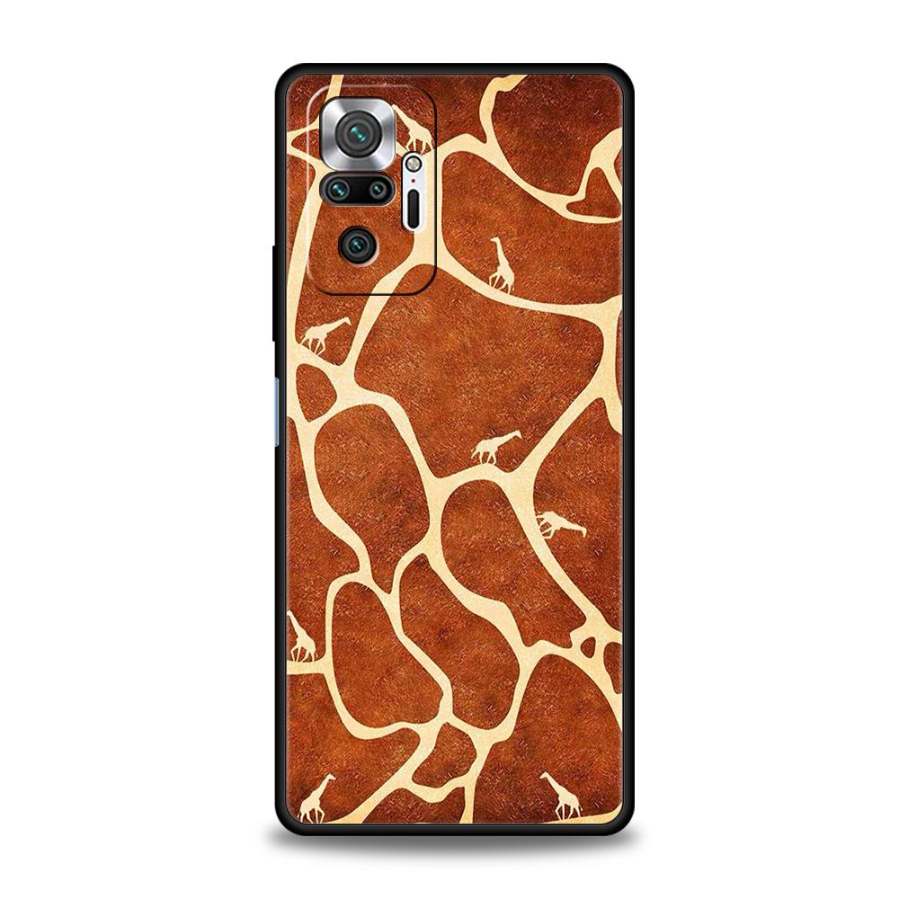 giraffe illustration Phone Case For Xiaomi Redmi Note 14 13 12 10 11 Pro Plus 14C 13C 12C 10C 9C 5G Soft TPU Cover