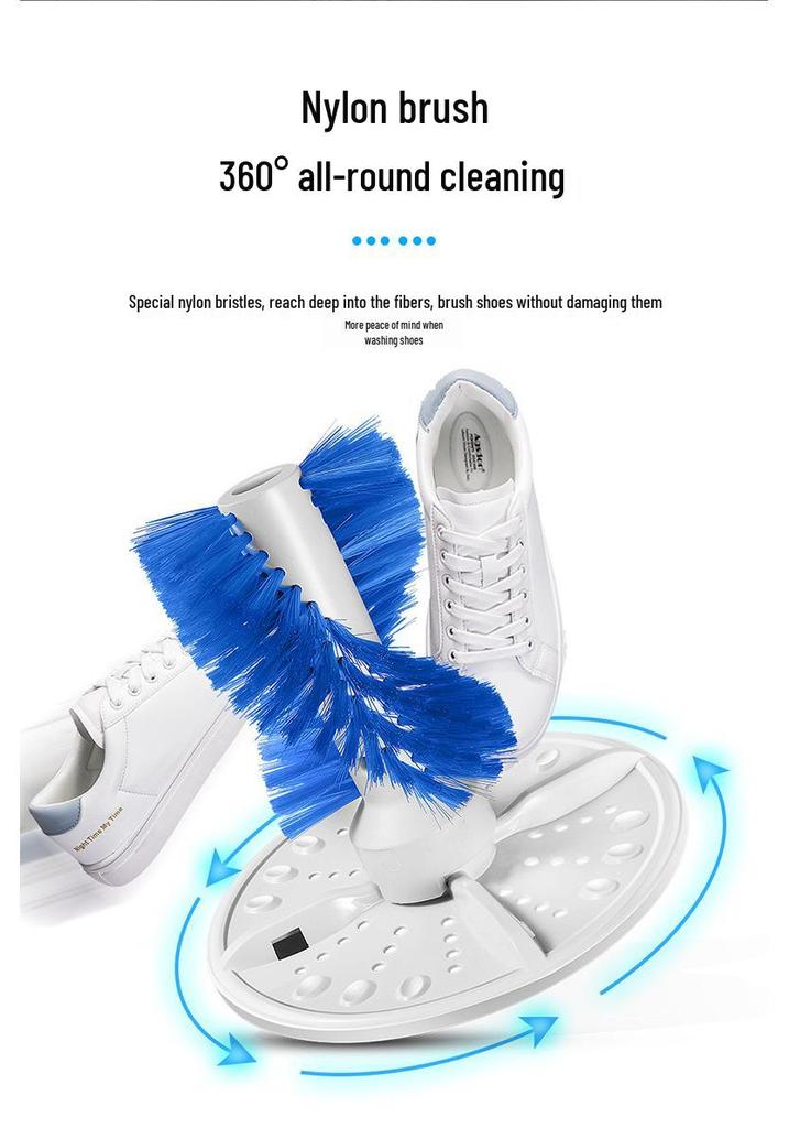 Compact Shoe Washer & Deodorizer - Lazy Style Shoe Cleaning Machine