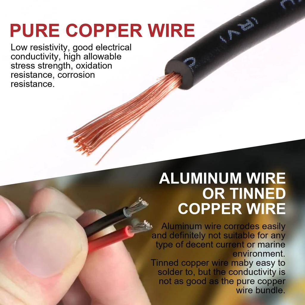 5 Sets 2-poliger, wasserdichter, versiegelter Steckersatz für elektrische Kabel, Auto-Steckverbinder mit Kabel, Fabrik-Online-Großhandel