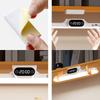 Schreibtischlampe zum Aufhängen, magnetische Uhr, Tischlampe, LED, USB wiederaufladbar, stufenloses Dimmen, Schrank, Kleiderschrank, Nachtlicht