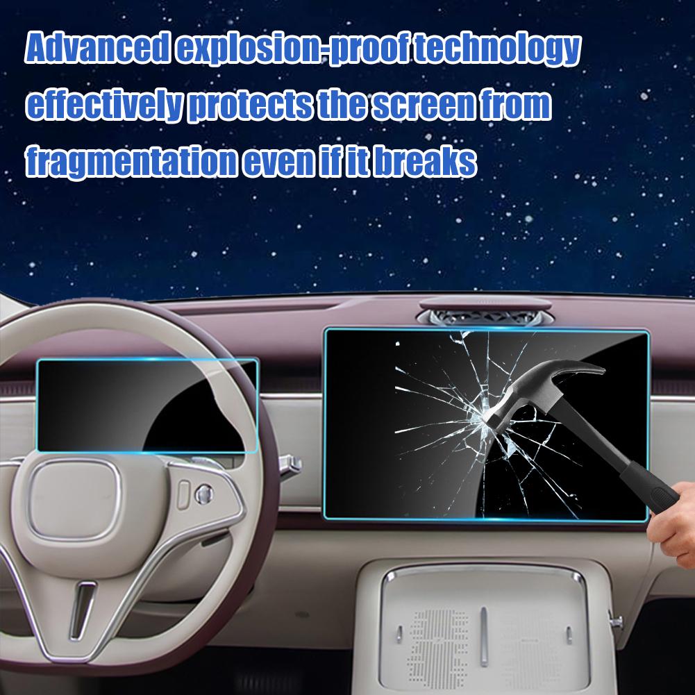 Für VOYAH FREE + 2025 Navigation Gehärtete Folie Zentrales Display Bildschirmaufkleber Auto Innenraum Glasfolie Steuerungszubehör N0R8