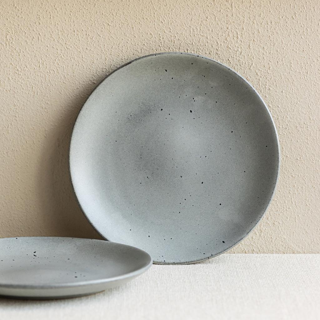 Ceramic Plate Creative Ink Splashing Disc Household Restaurant Commercial Western Food Plate High Value Vegetable Plate Dessert Plate