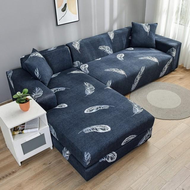 Sectional Sofa Covers Stretch Couch Slipcovers For L Shape Sectional Couch Chaise Sofa Furniture Protector Covers