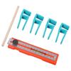   Woodworking Marking Ruler Multifunctional Precise Horizontal Bubble Positioning Tool Adjustable with Measuring Ruler