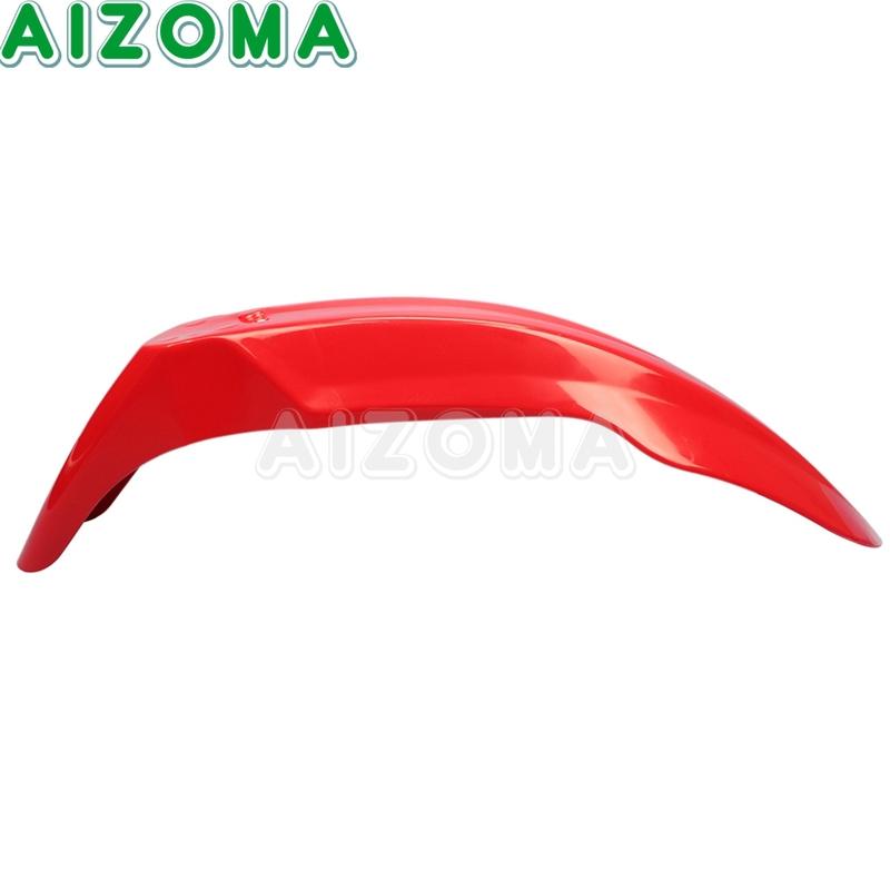Supermoto Red Front Fender Mudguard Guards For Honda XR CRF 230 250 450 650 CRF250 CRF450 CRF150 CRF125 CRF230 Motocross Enduro