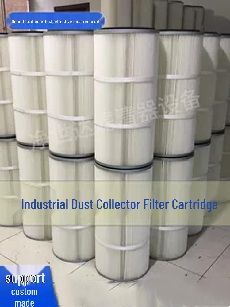 Quick-Release Dust Collector Cartridge for Industrial Powder Coating & Blasting