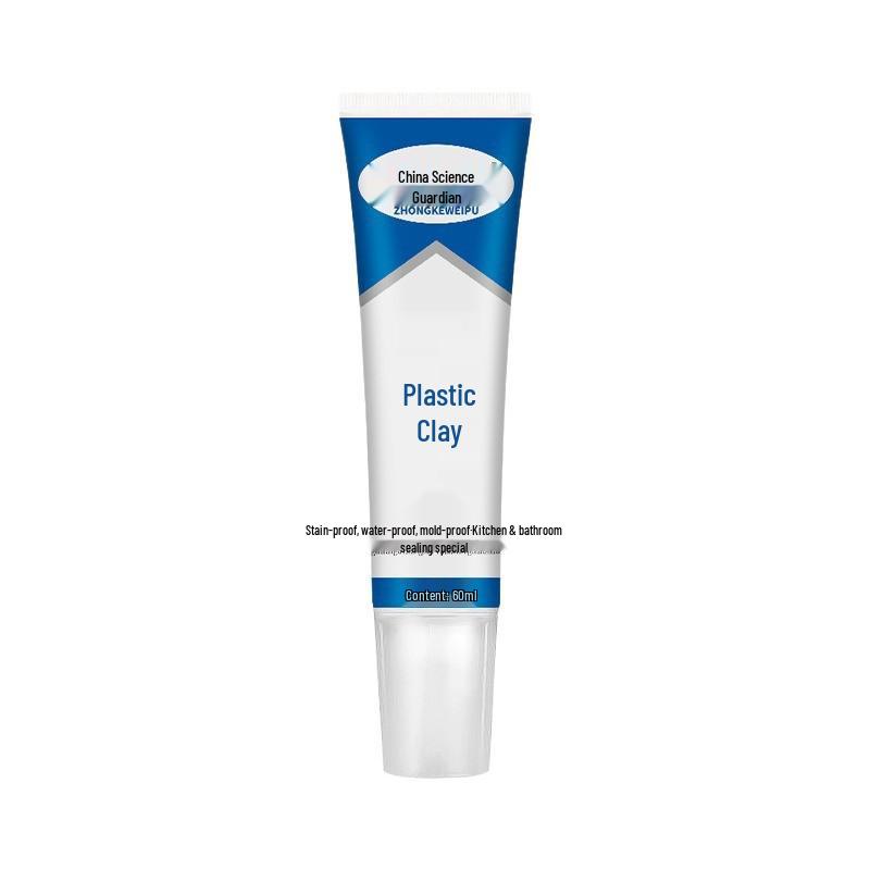 Plastic Steel Waterproof Sealant - White, Anti-Mold, for Kitchen, Bathroom, Toilet & Sink Grouting.