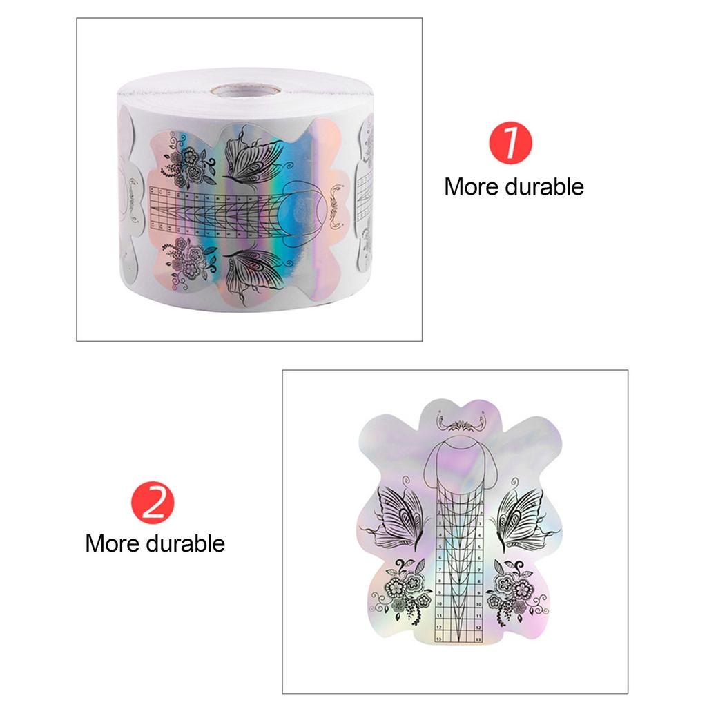 300 buc Forme Gel Unghii Îngroșate Autoadezive Autocolant Extensie Artă Unghii pentru Femei