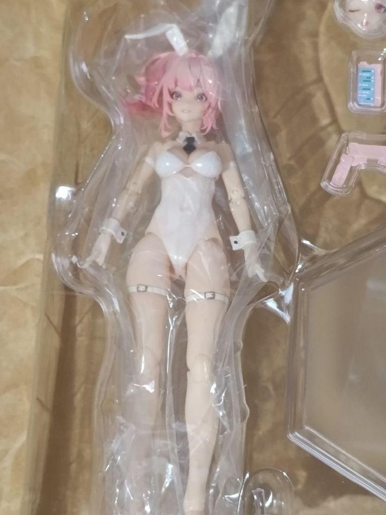 [USED] Kanoshell Bunny Girl Irene & Cyclone Bunny & Sune-chan Parker Aurora Pink