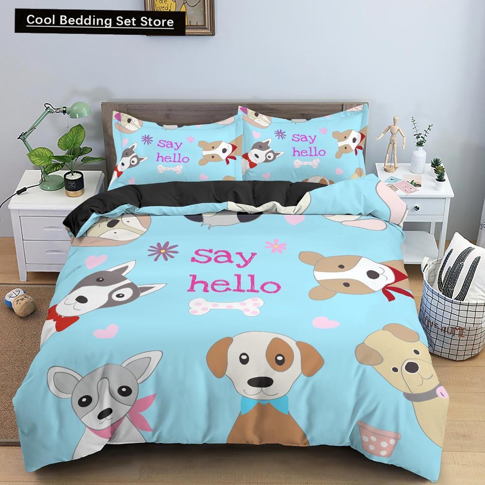 Comforter Cartoon Animals King Queen Lion Giraffe Crocodile Bedding Set For Kids Boys Wildlife 2/3Pcs Polyester