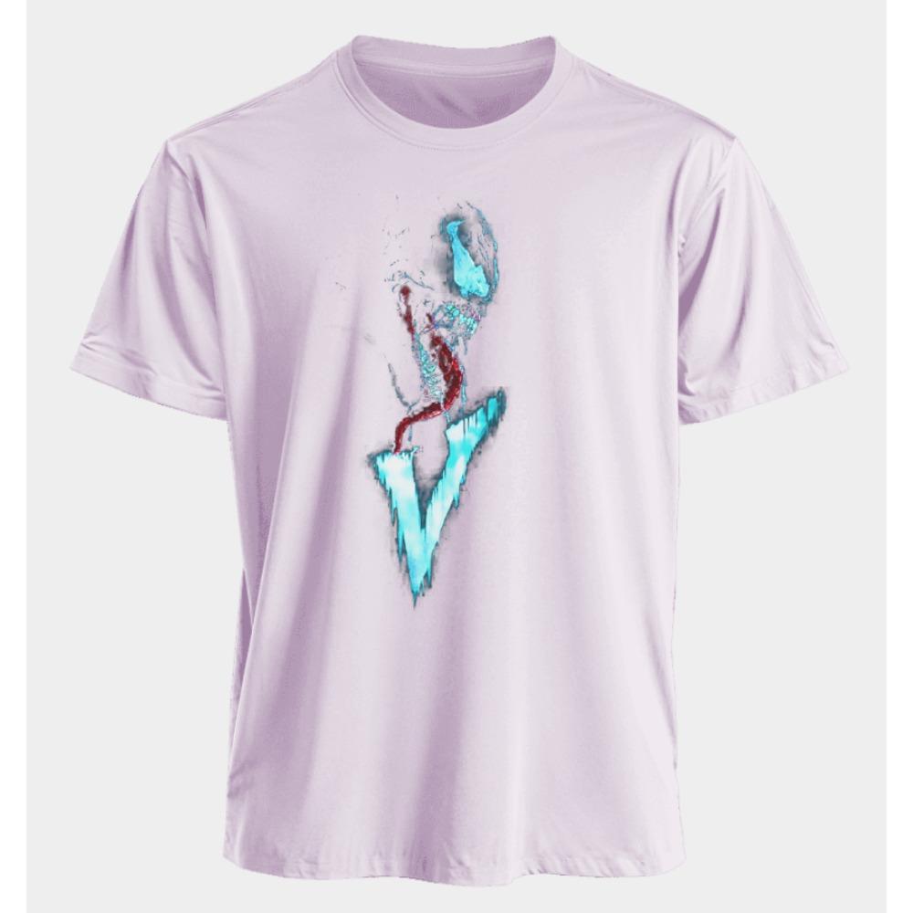 Men's and Women's T-shirts Venom Summer American Spring and Autumn Casual Sports Harajuku Fashion Printed Short Sleeves