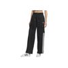 Adidas Originals 3-Stripes Cargo Trousers Fashion Simple Versatile Solid Color Work Pants Women Trousers Black KE0469