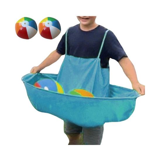 Granny Pants Yard Game Set Interactive Ball Catch Toy with 4 Bouncy Balls Family Reunion Outdoor Game for Adults Kids