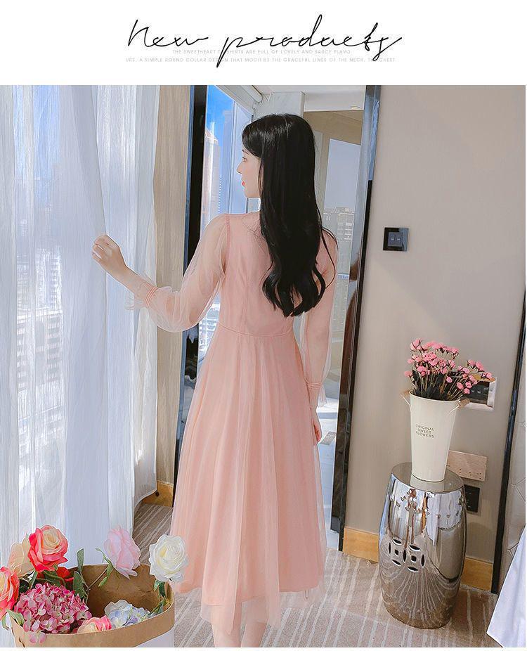 2026 Summer French Fairy Mesh Dress - Gentle Formal Style