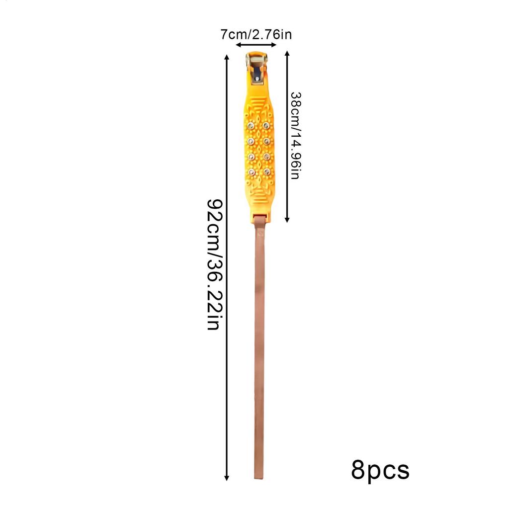 Snow Chains For Trucks 8-pieces Heavy-Duty Traction Winter Wheel Chains Fit 6.5-9.65-inch Tires For SUV Truck RV Pickup Minivan