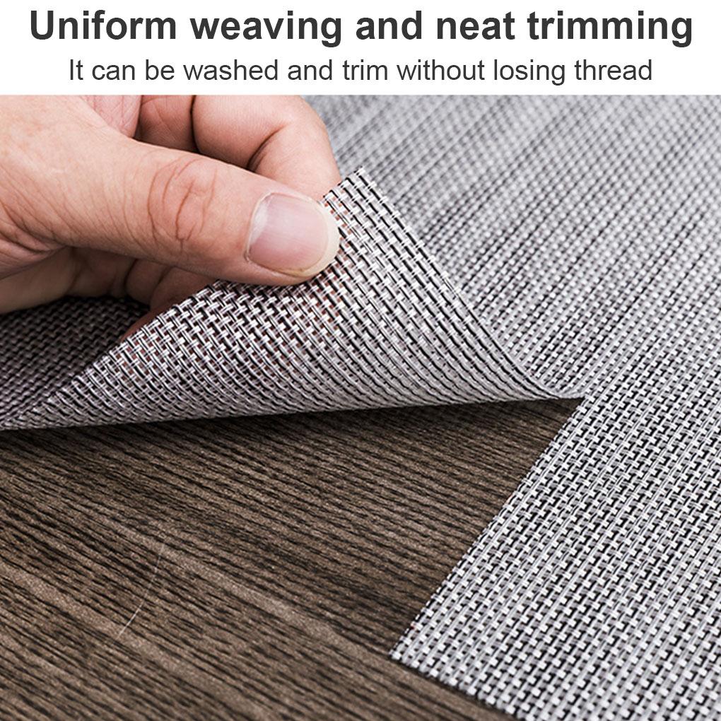 PVC Coaster Insulation Pad Mat Non-slip Table Placemat Home Kitchen Decor
