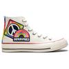 Converse Chuck Taylor All Star 1970s Hi Round Toe Lace-Up Lightweight High-Top Canvas Shoes Unisex Sneakers White 158420c