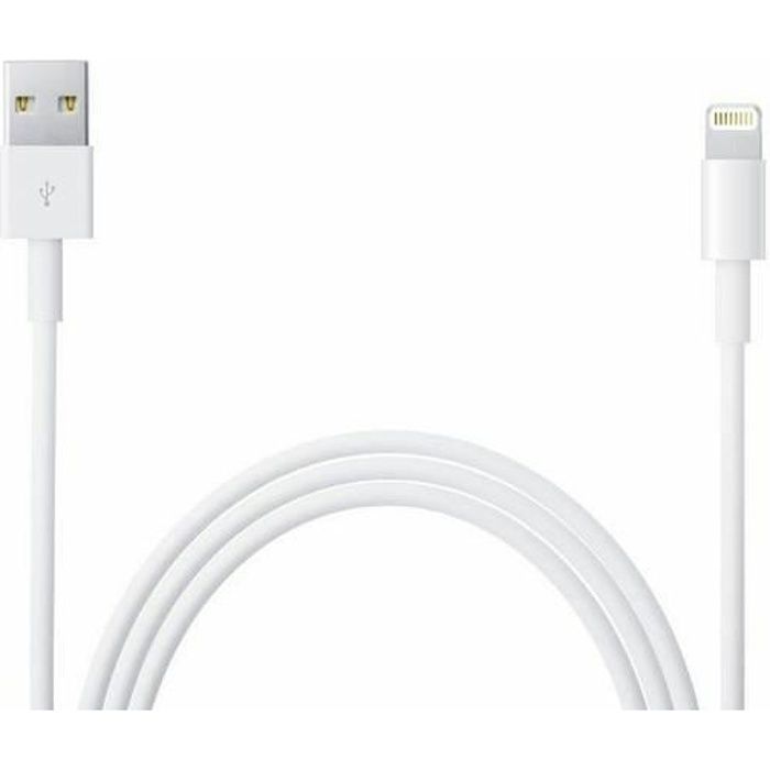 Pour apple iphone 5 : cable usb apple synchro et charge