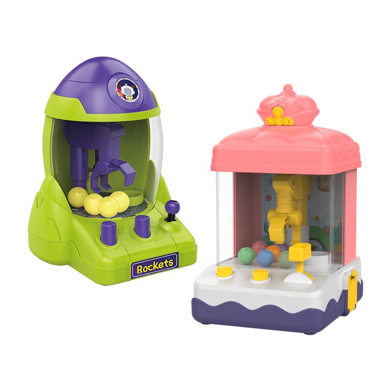 Kid's Mini Claw Machine - Candy, Doll, and Gashapon Toy for Boys and Girls