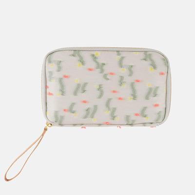 Bolsa Cajón Hobonichi Colección Hermana Makino Jardín Soñado Algodón Poliéster Cuero Tirador 130 x 215 25 mm