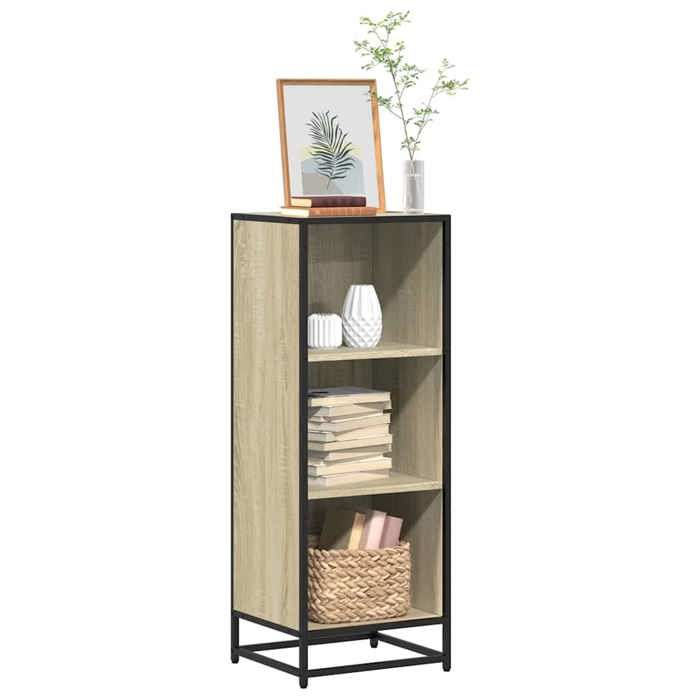 VidaXL Bibliothèque chêne sonoma 40x35x107,5 cm bois d'ingénierie, bibliothèque, séparateur de pièce, séparateur, armoire de 849110
