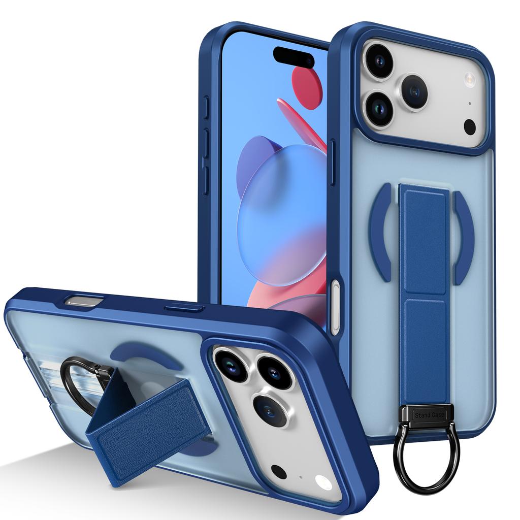 Skin Feel Strong Magnetic D buckle Phone Case For iPhone 17 Pro Max 16 Plus 15 14 13 Slim Fit Shockproof For Magsafe Cover