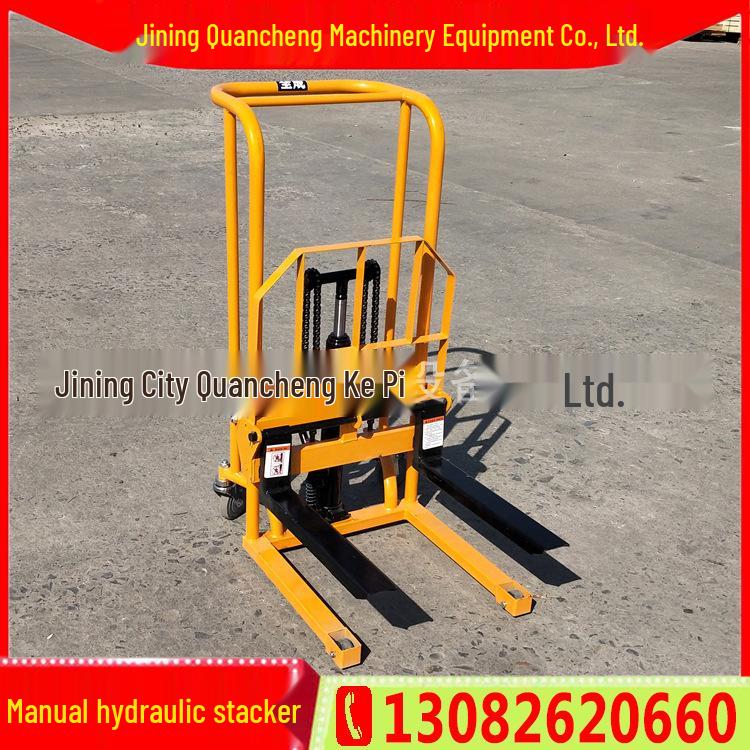 Quan Cheng Manual Hydraulic Stacker Pallet Jack - 0.5, 1, 2, 3 Ton Hydraulic Lift Truck